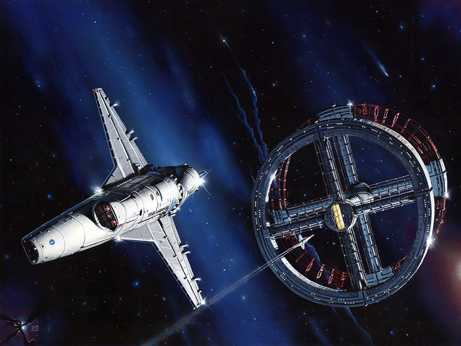 Star Quest (2001, A Space Odyssey) by Peter Elson, Science Fiction  Illustrator